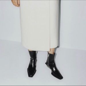 Zara Animal Print Boots for Women